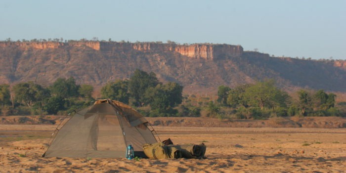 gonarezhou walking safaris tent landscape